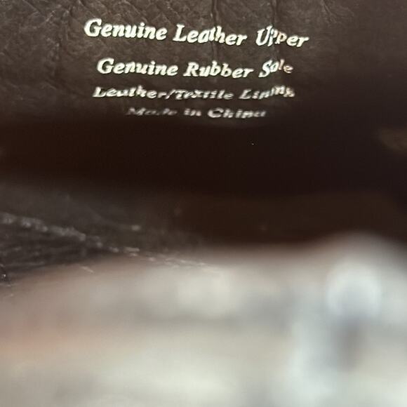 The Men's Store at Bloomingdale's Black Leather Lace Up Sneakers Size 8 - Picture 9 of 11